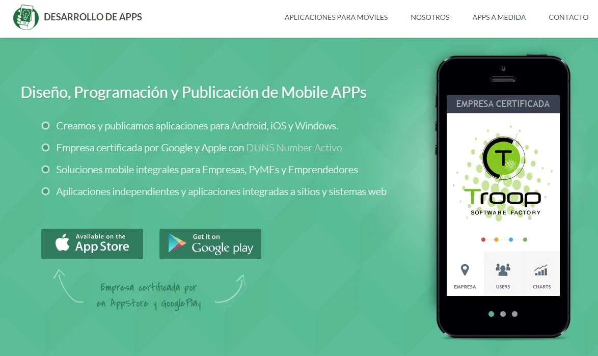 Desarrollo de apps mobile