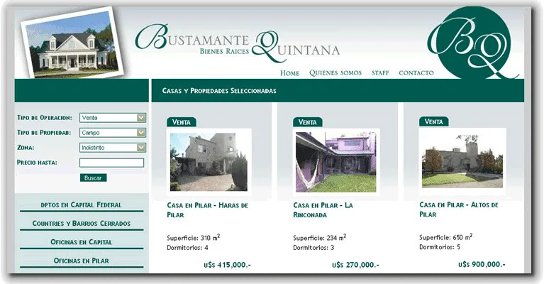 Bustamante Quintana Propiedades
