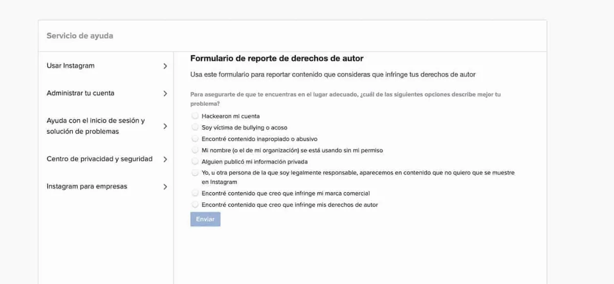DMCA Instagram