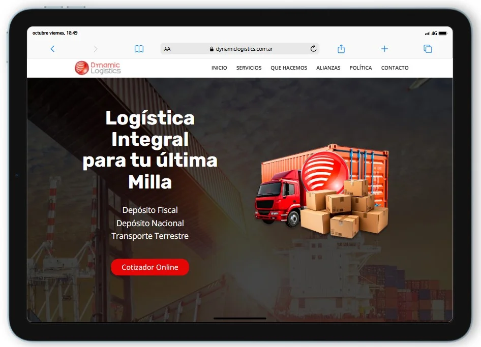 Caso de Éxito App: Dynamic Logistics