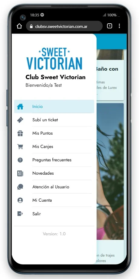 Caso de Éxito App: Club Sweet Victorian