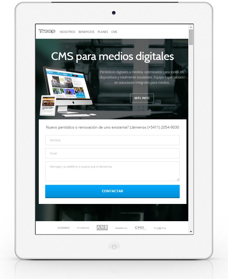 CMS para Medios Digitales